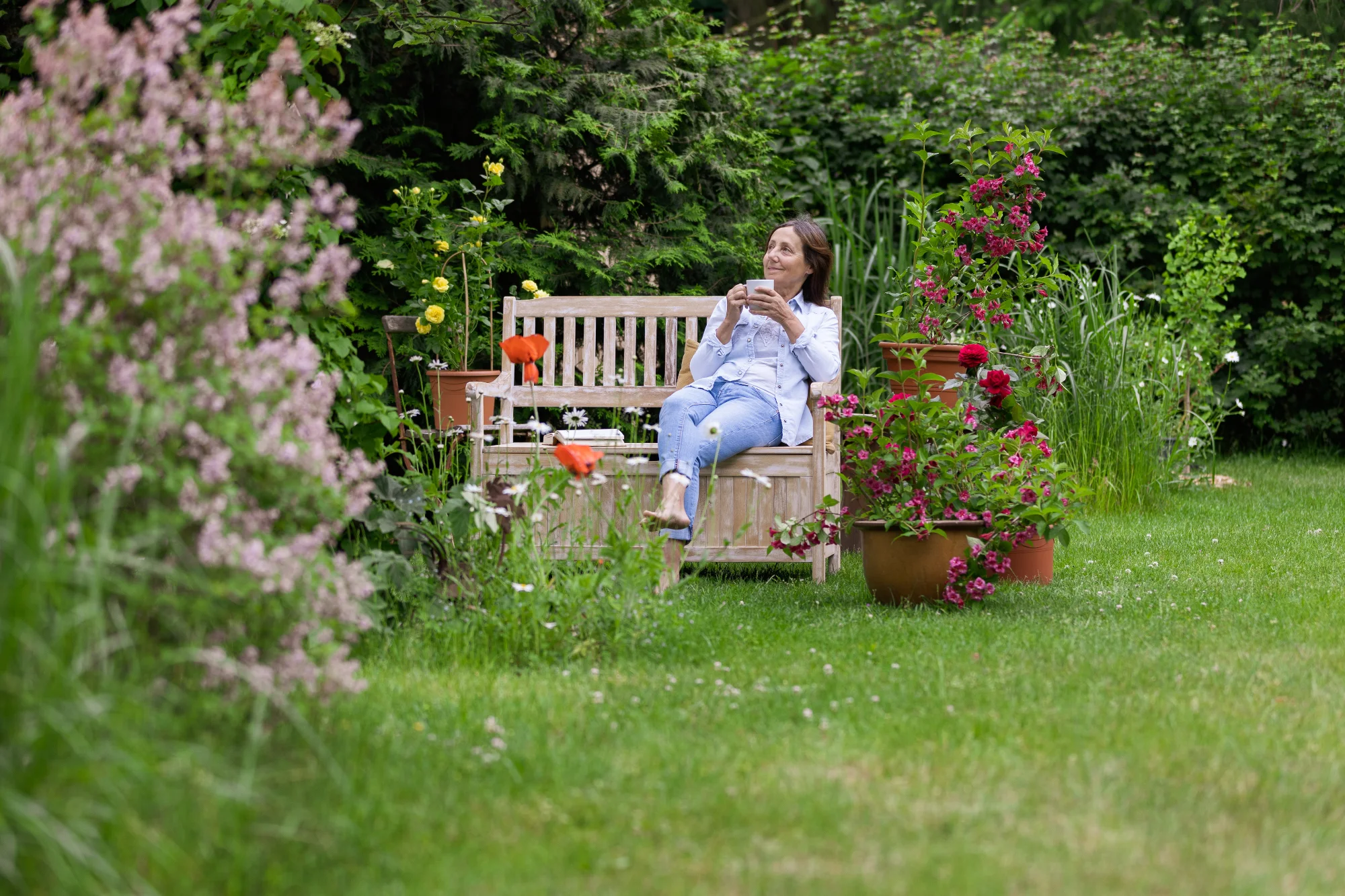 Relaxen im eignen Garten